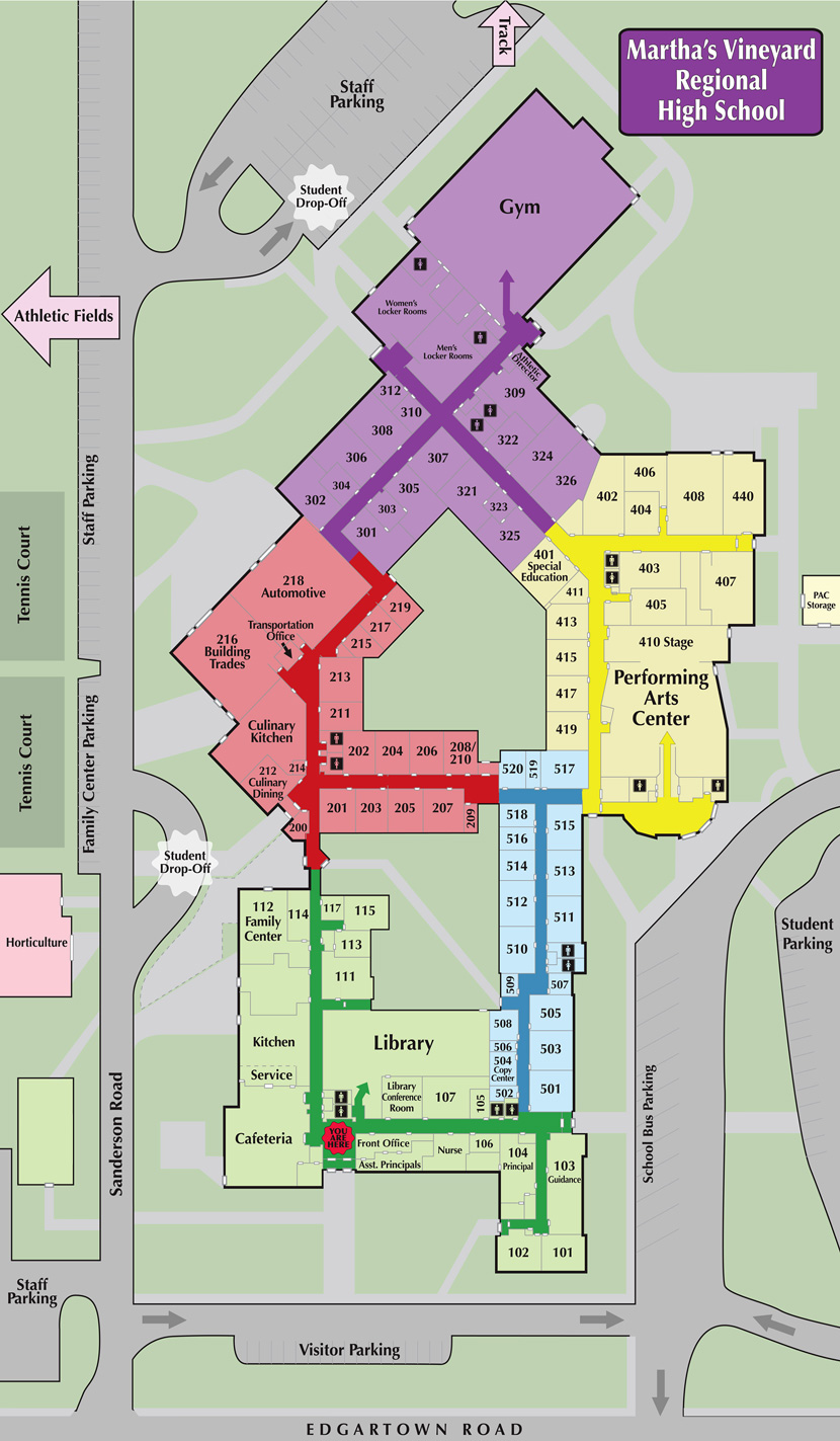 MVRHS Building Map - MVRHS