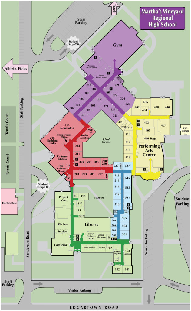 MVRHS Building Map - MVRHS